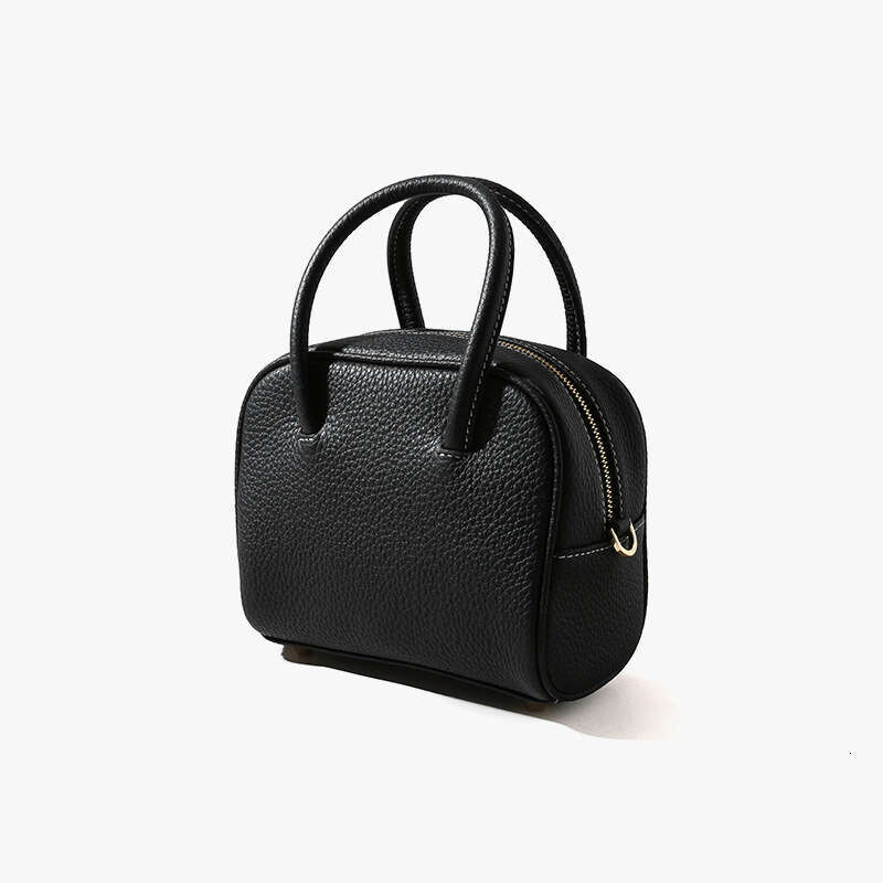 Bag Crossbody Versatile Top Layer Cowhide Tote Fashionable Commuting Small Square Bag Women's High-End Handbag