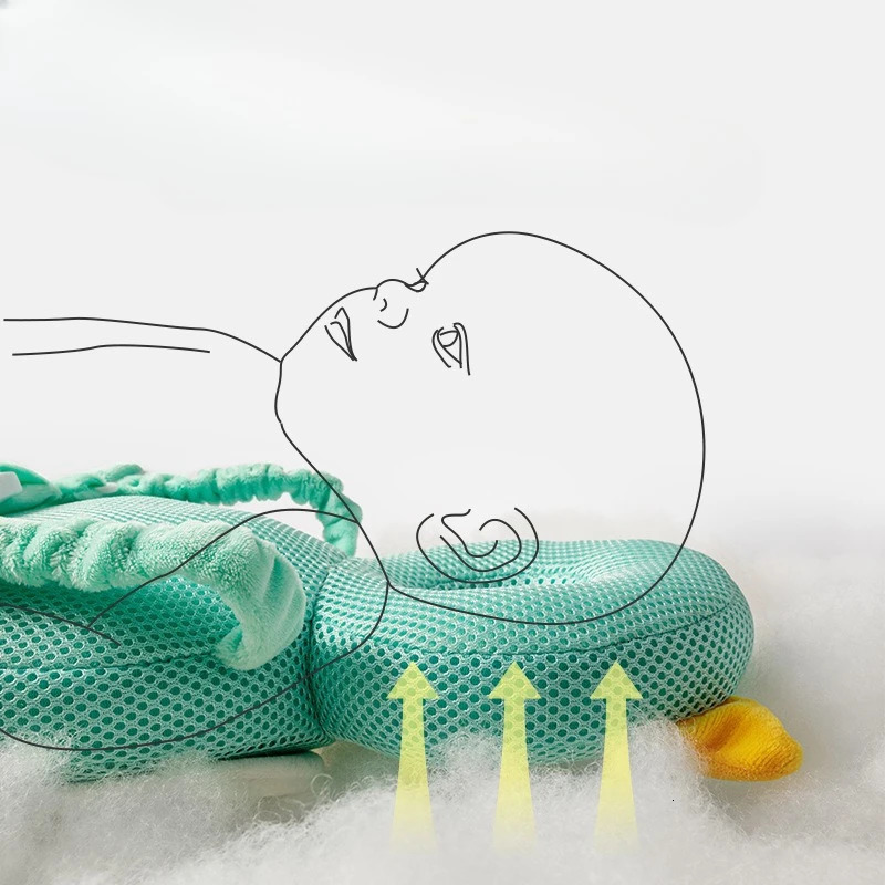 1-3T Toddler Baby Head Protector Safety Pad Cushion Back Prevent Injured Angel Bee Cartoon Security Pillows Protective Headgear 250514