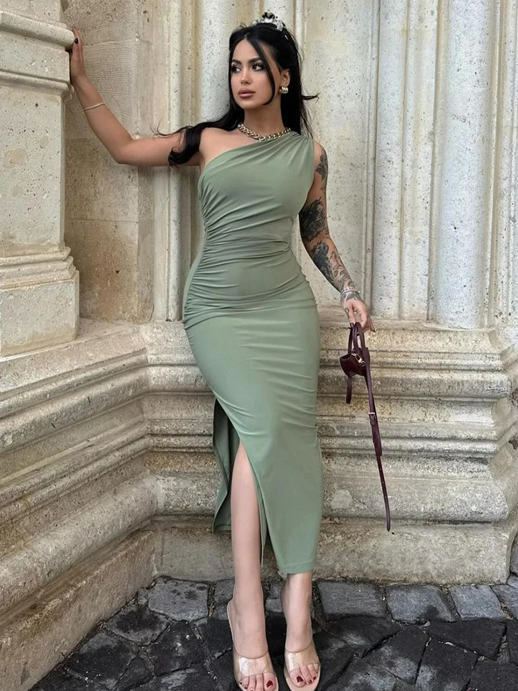 Summer Black Dress Women Fashion Sexy Split Sleeveless Backless Slim Maxi Female Casual Club Elegant Lady Party 250514
