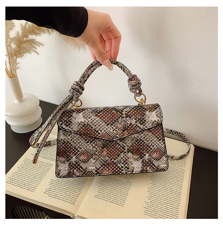 Designer Bag Fashionable Personality Large Capacity Fashionable Snake Pattern New Minimalist Crossbody Bag Mini Storage Bag Free Shipping