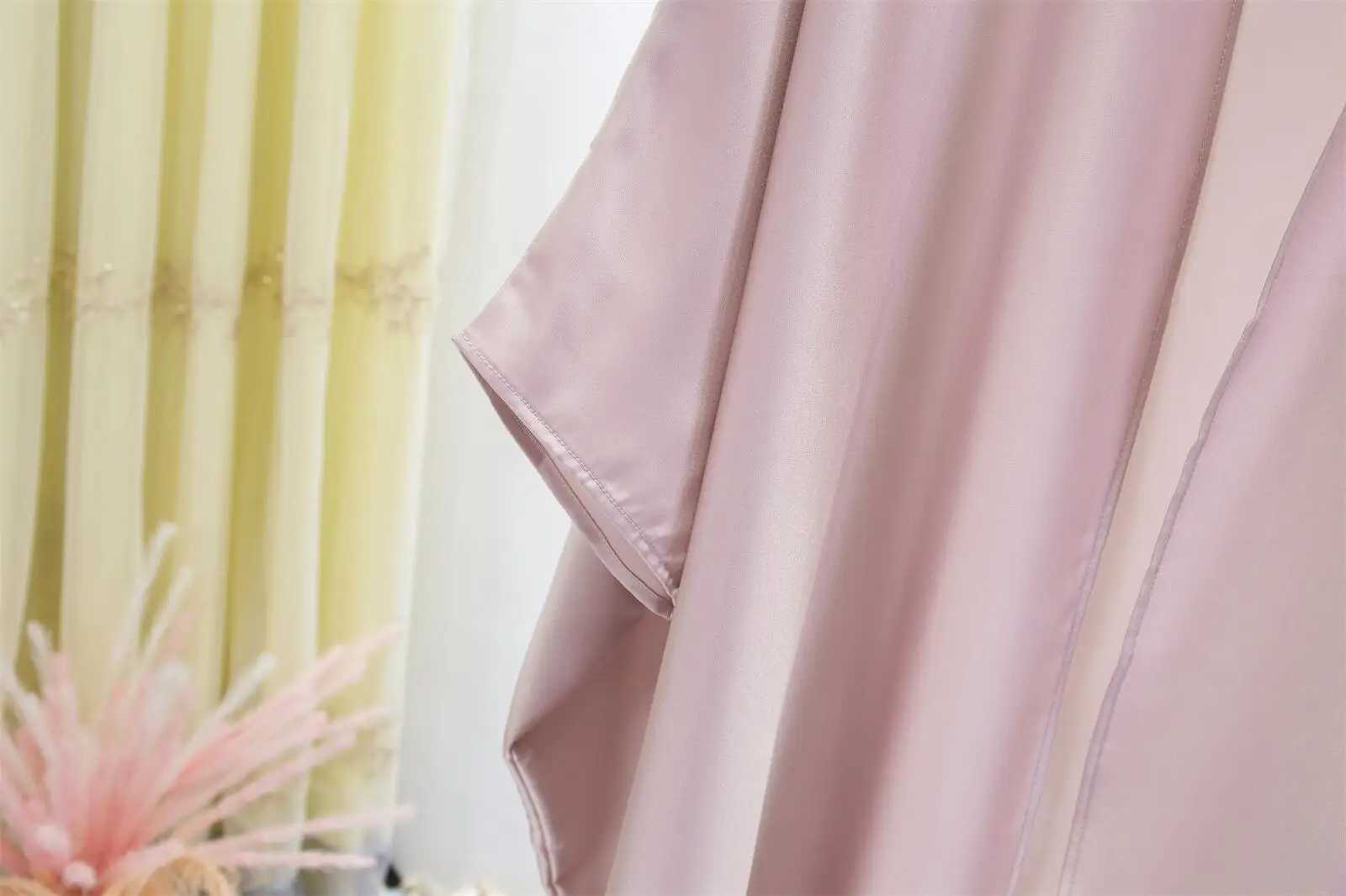 Muslim Open Front Abaya Loose Long Slve Wearout Kaftan Maxi Length Dress Women Jilbabs Cardigan Coat Slveless Inner Dress X250514