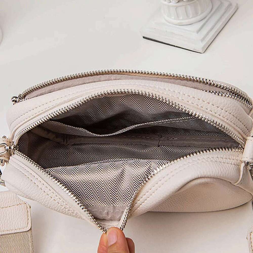New Lychee Pattern Square Comfortable Weaving Style Wide Strap Small Single Shoulder Crossbody Bag