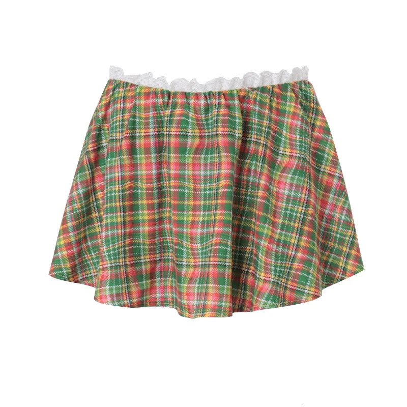 WhereMery Casual Sexy Stripe Print Mini Skirts Temperament Summer Women Beach Sunshine Skirt Fashion Elasticity Short Dress 250514
