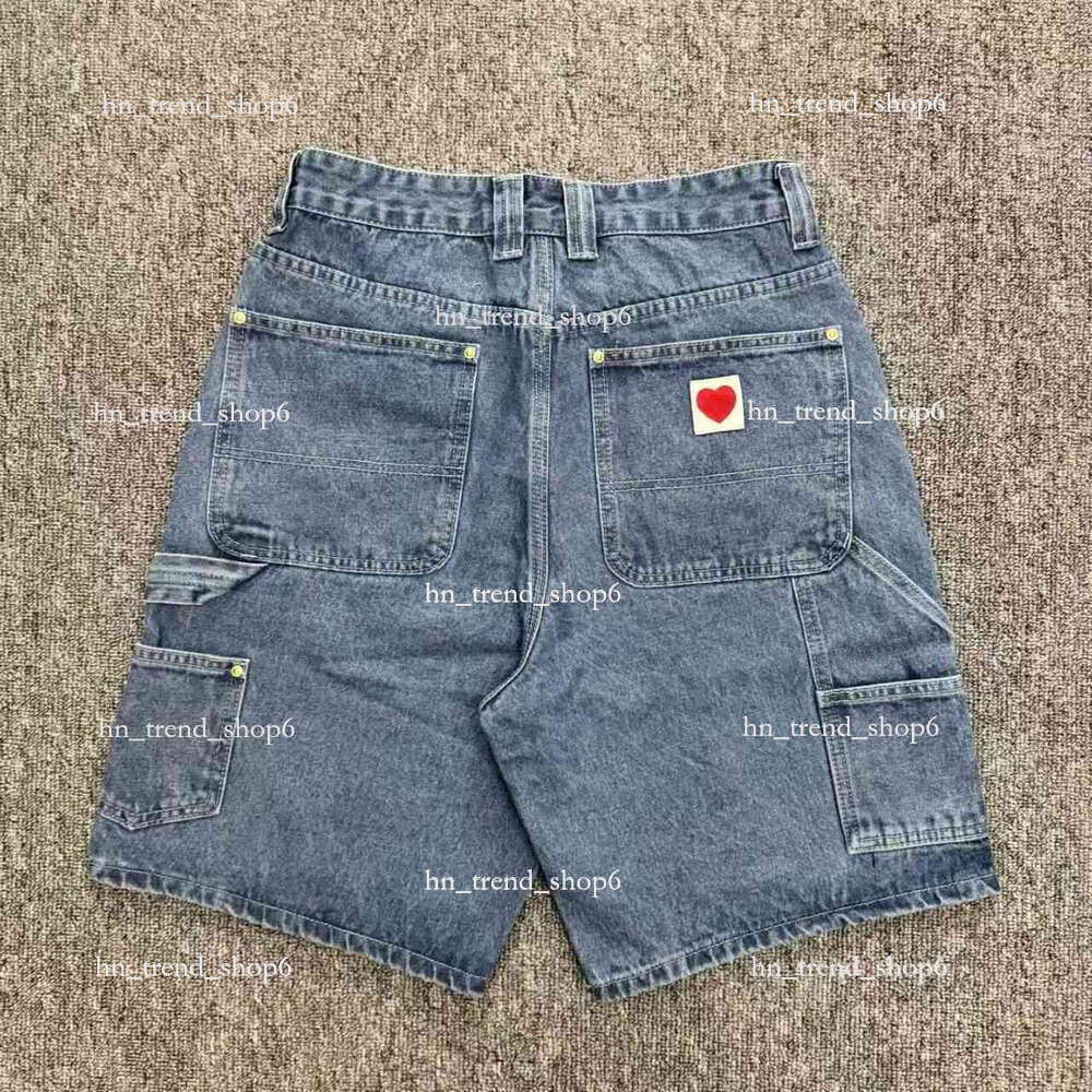 carharttshorts Men's Jeans Shorts Shorts Hip Hop Pocket Loose Denim Athletic Shorts Men's Women's Summer New Harajuku Men's Basket
