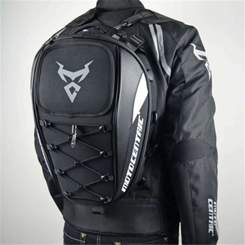 Motocentric Waterproof Tail Multifunction Rear Seat High Capacity Motorcycle Bag Rider Backpack