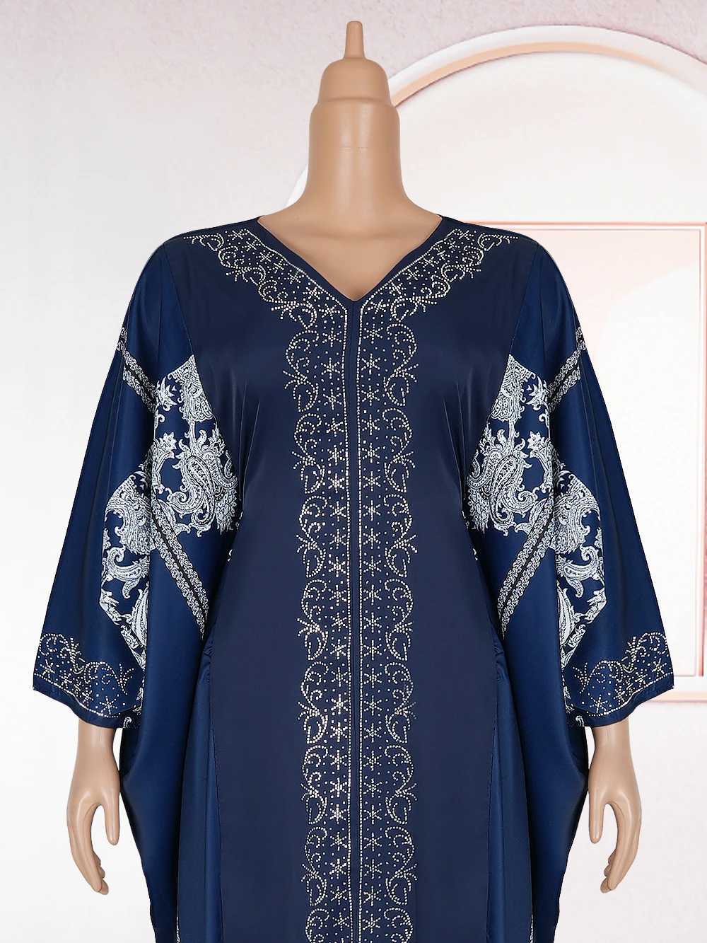 2025 Abayas For Women Dubai Luxury 2025 African Muslim Fashion Dress Caftan Marocain Evening Party Dresses Boubou Robe Djellaba Femme X2505142