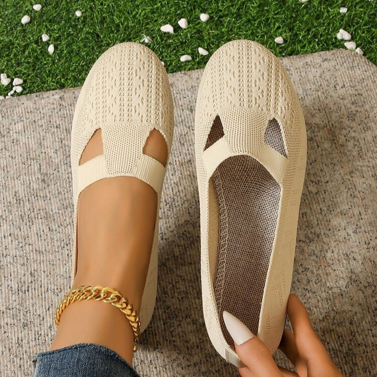 Casual Shoes Large Size Single Shoe Spring Summer New Women S Soft Sole Non Slip Breathable Casual Round Toe Lightweight Flat Shoes Ddmysaturn