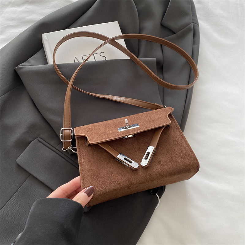 Women's Handbag 2025 Luxury Bag Spring New Frosted Kelly New Free Delivery Designer Bag Armpit With Highend Feel Handheld Crossbody Small Square 