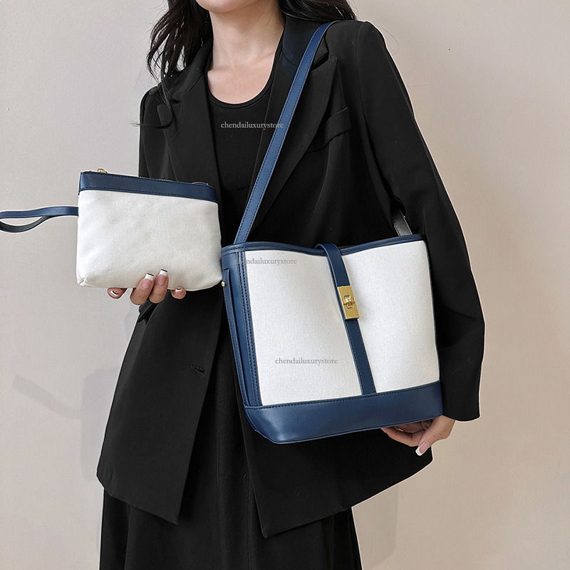 Fashion Canvas Women's Handbag Free Shipping Designer Bag Urban Simplicity Comparison Commuter Single Shoulder Crossbody Bag Large Shopping Bag L