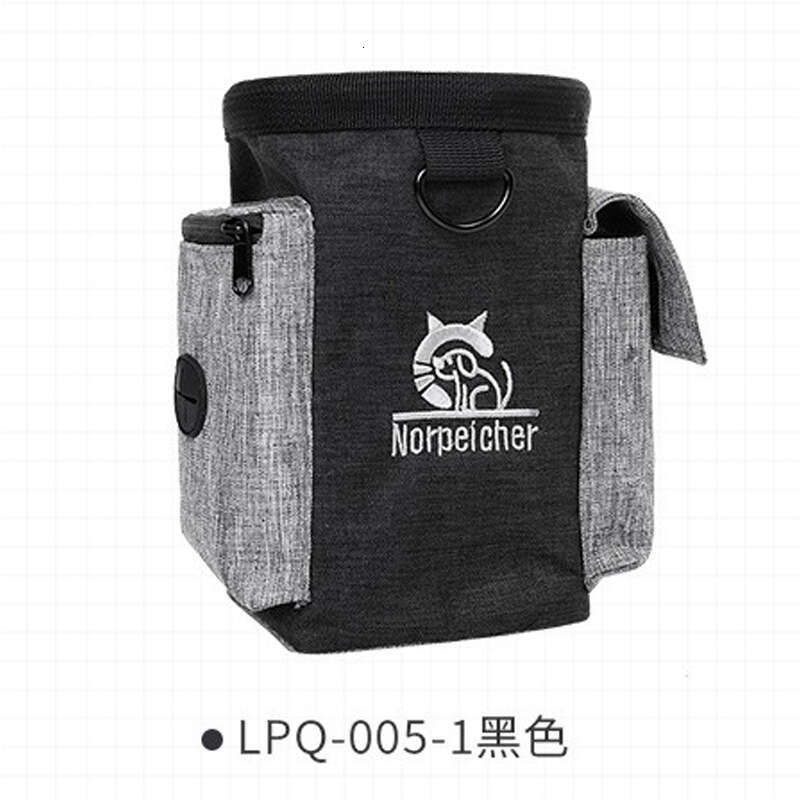 Pet outdoor waist walking training tool, portable snack bag, supplies reward, dog food storage bag
