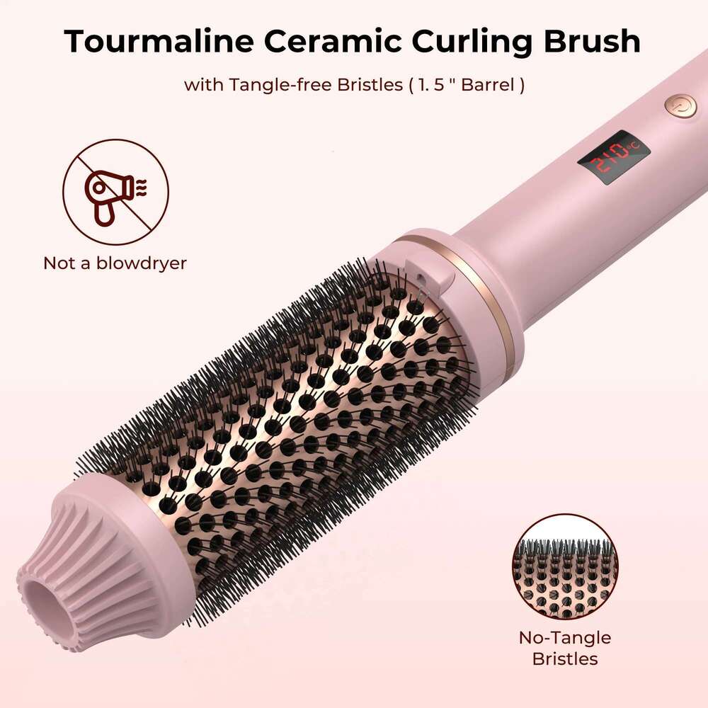Heating Round Heated Curling Thermal 3 In 1 Ionic Comb Multi functional Hair Styling Appliances Brush for Women