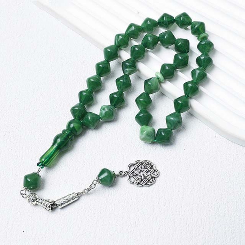 Islamic bead bracelet, 11mm beads, 33 Misbaha beads for Muslims, hand-held prayer ornament