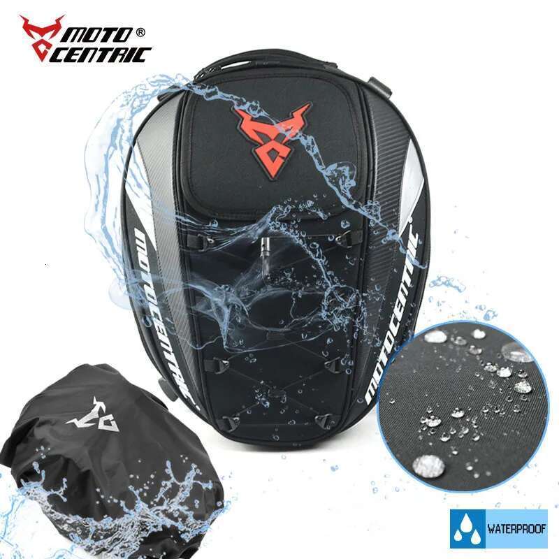 Motocentric Waterproof Tail Multifunction Rear Seat High Capacity Motorcycle Bag Rider Backpack