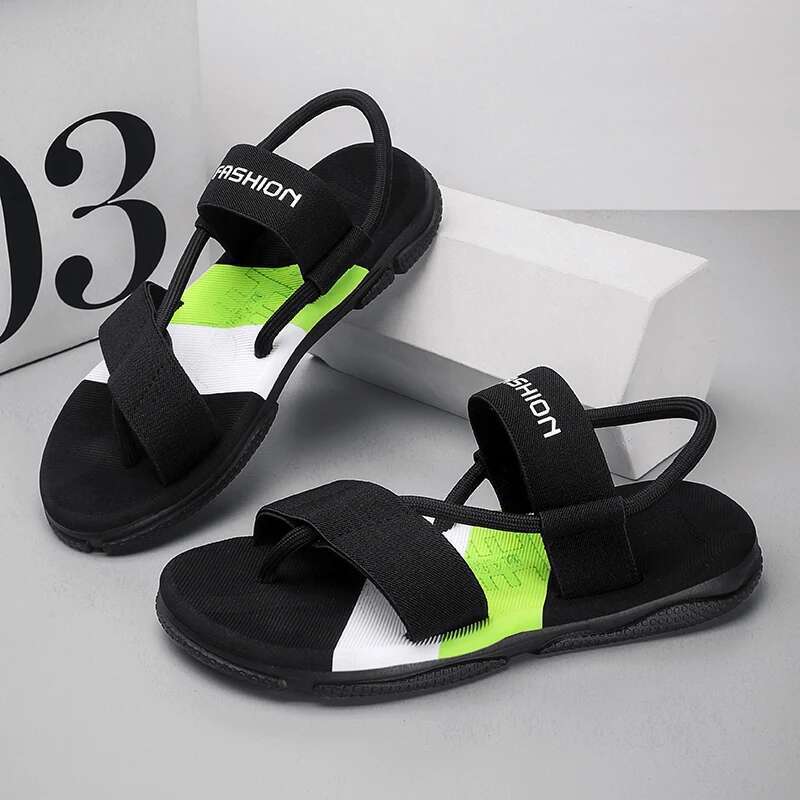 New Style Sandals For Men Men's Casual Slipper Beach Slip-on Wear-resistant Outdoor Sole Shoes Trendy All-match Male Footwear
