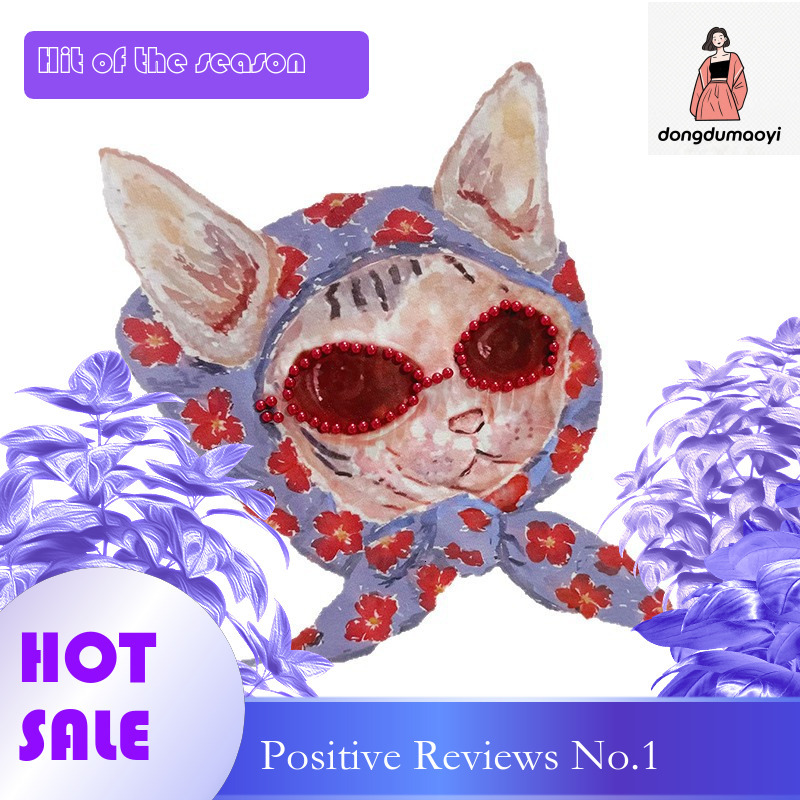 dongdumaoyi Water soft cotton short sleeved T-shirt women's 2025 summer new cartoon print ins loose breathable fashionable trend top