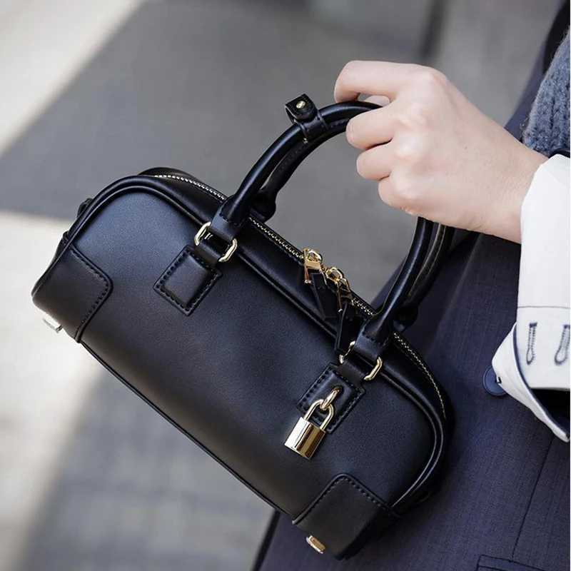 Luxury Bost Handbag Wens Genuine Leather Small Square Bag Metal Lock Design Fi Crossbody Bag For Ladies High-end Bag Z250514