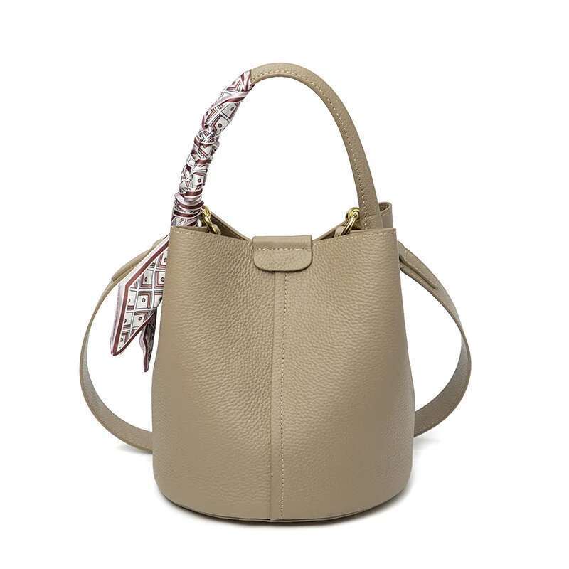 Bucket Women's Trendy Versatile Mother And Child Bag, Niche Vegetable Basket, Single Shoulder Crossbody Bag