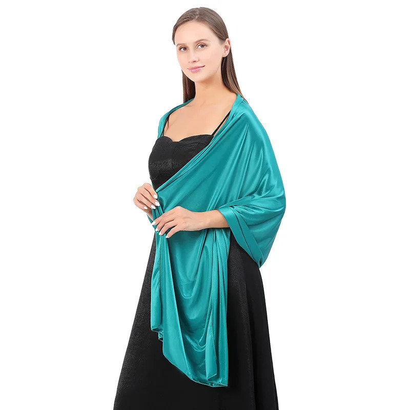 Elegant Silky Evening Dresses Shawls for Women Wedding Party Shawl Bride Bridesmaid Boleros Shrugs Banquet Capes Wraps 250514
