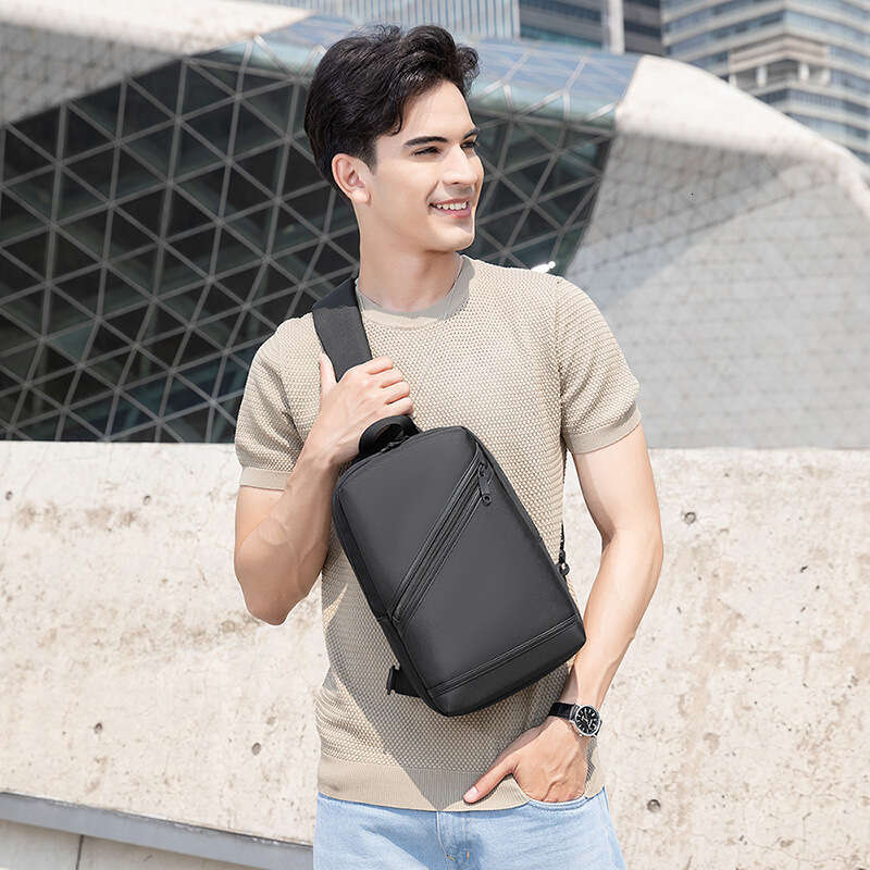 men's travel crossbody nylon waterproof shoulder chest bag, Guangzhou Shiling