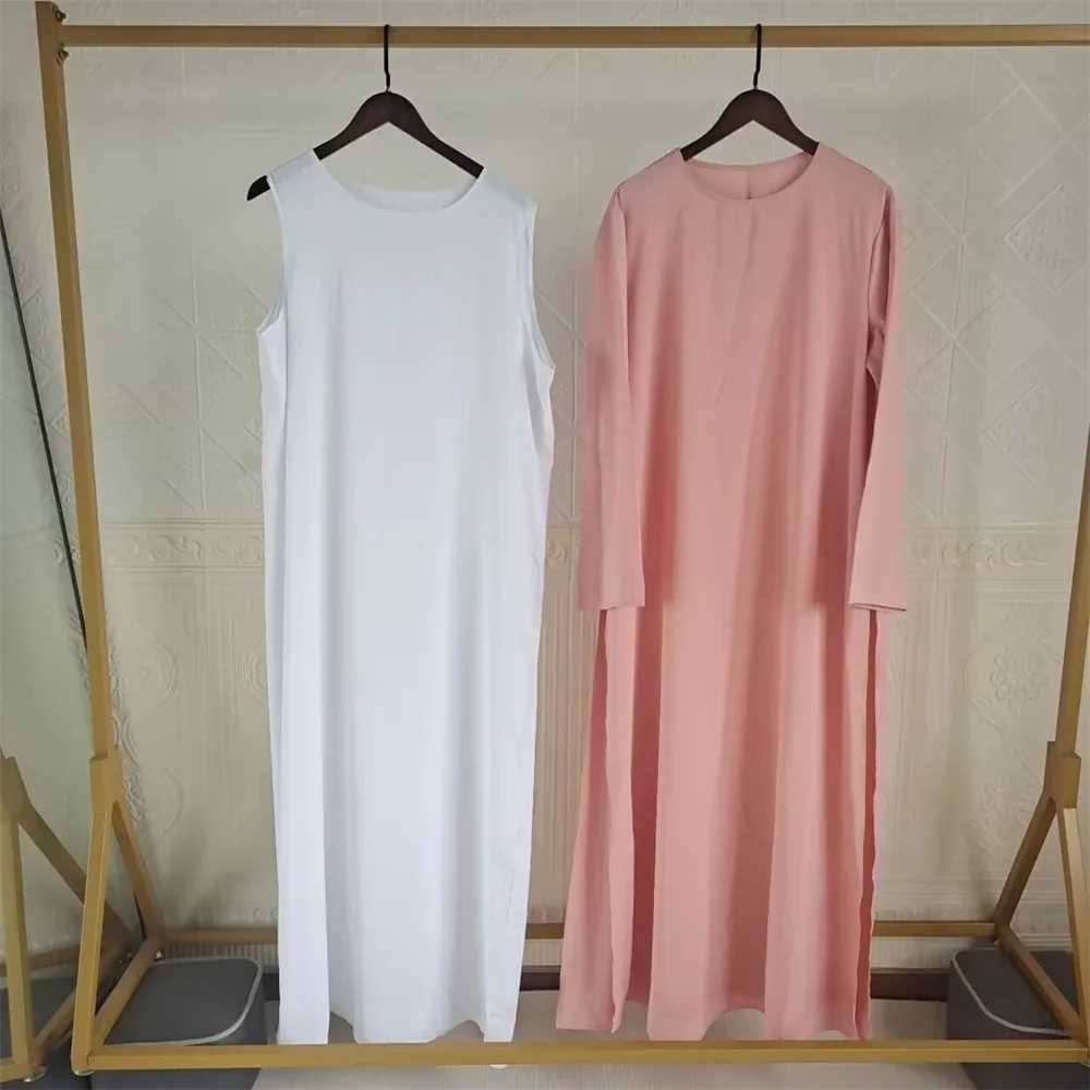 Morocco Kaftan Women 2 Pieces Set Dubai Turkey Abaya Islamic Clothing Saudi Arabic Robe Muslim Dress Abayas Prayer Garment Suit X250514