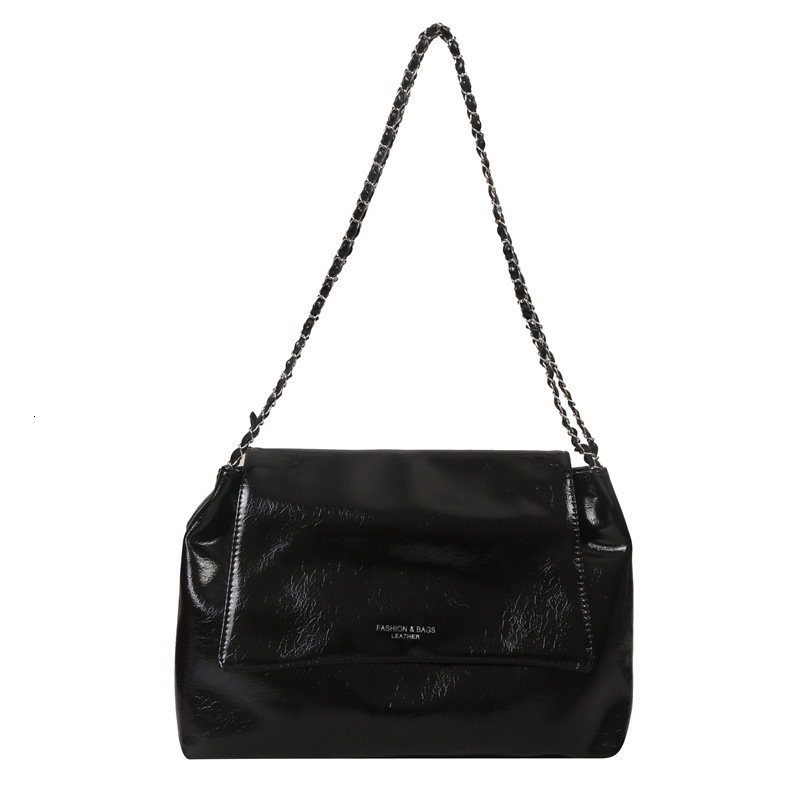 Free Delivery Designer Bag Soft Leather Large Capacity Fashionable And Simple Commuting Chain Shoulder For Women's Early Autumn 2025 New Versatil