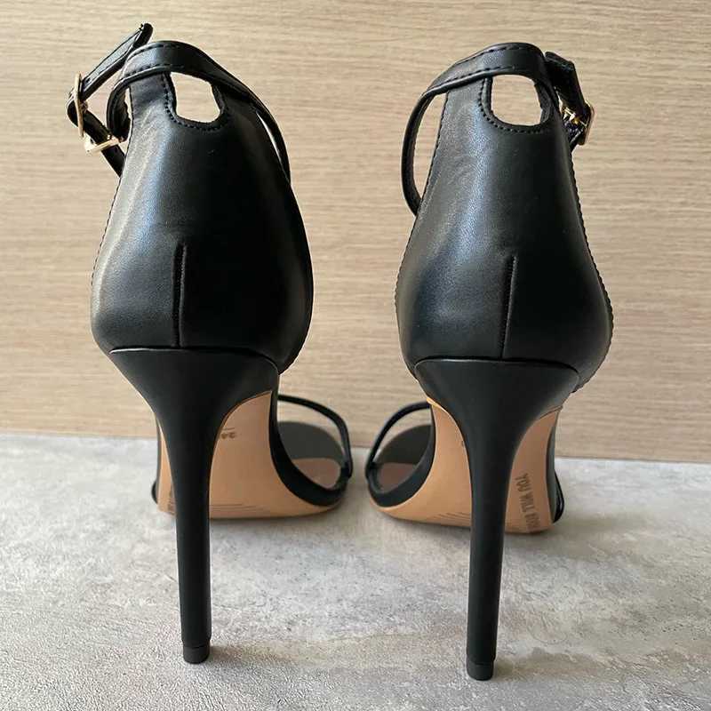 Summer Women 10cm High Heels Fetish Sandals Lady Gladiator Strap Leather Silver Sandles Fashion Platform Nightclub Party Shoes W250514