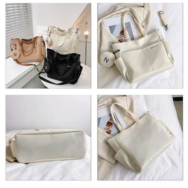 Women Shoulder Crossbody Japanese Canvas Tote Messenger Bag for Student 2024 Ladies Hand Bags Female Handbag Bolsa Feminina