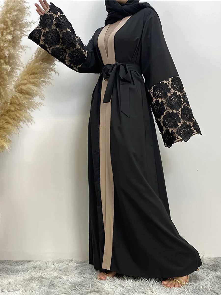 2025 Modest Abaya Ramadan Dubai Robe Femme Musulmane Turkey Kaftan Islamic Clothing Muslim For Women Kimono Caftan Marocain Cardigan X2505149