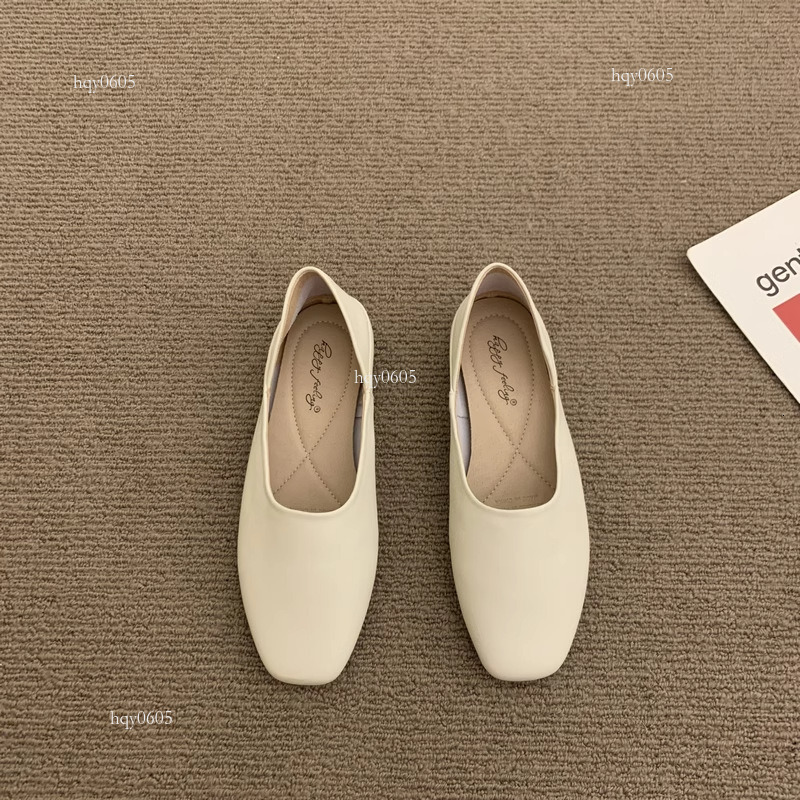 Top brand high-quality new-style designer new shoes with soft leather and soft soles for women in spring 2025, women's bean shoes new fashion sho