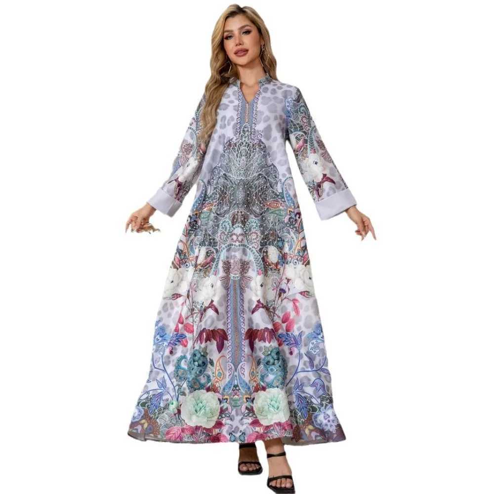 Ramadan Eid Jalabiya Muslim Dress Dubai Party Vestidos Embroidery Arab Long Robe Morocco Saudi Abayas Kaftan Islam Dresses 2025 X250514
