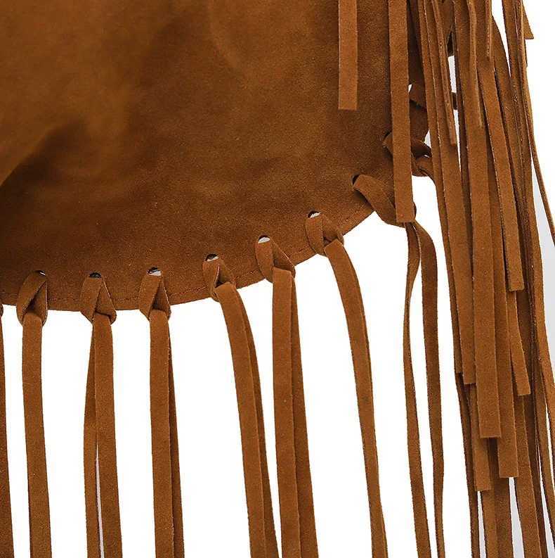 Vintage Tassel Wen Shoder bags soft wet five hobos Armpit Bags large capacity ladies handbag bag brown big totes Z250514