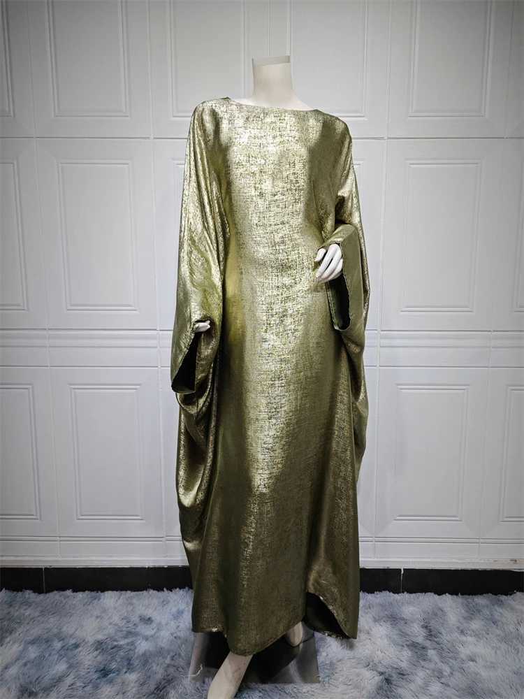 Ramadan Eid Shimmer Batwing Satin Abaya Dubai Luxury For Women Damen Muslim Kaftan Dress Ka Vestidos Robe Femme Musulmane X250514