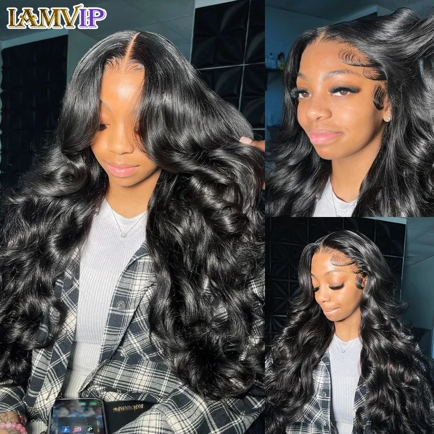 250 Density 30 40 Inch 13x6 13x4 HD Body Wave Lace Frontal Human Hair Wig Raw Glueless Closure Water Wave synthetic lace front wigs