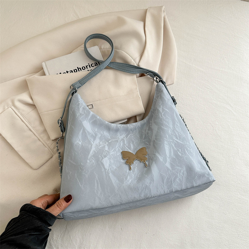 Free Delivery Designer Bag Small Versatile Butterfly Gentle Single Shoulder For Women 2025 Spring And Summer High End Texture Backpack Tote Luxury Bag