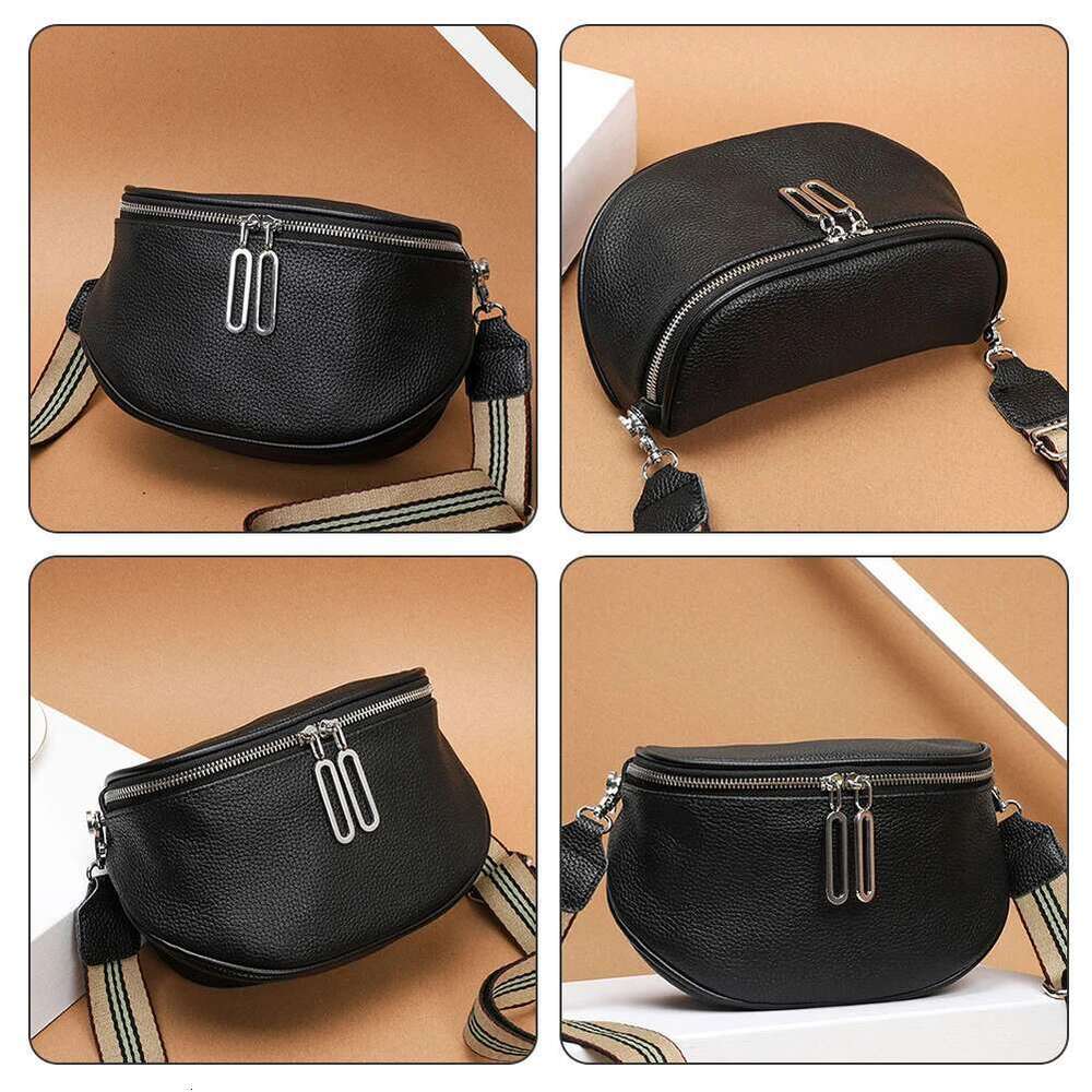 Fashionable dermis Messenger Large Capacity Portable Nicely Made Chest Shoulder Bag For Women Birthday Gift