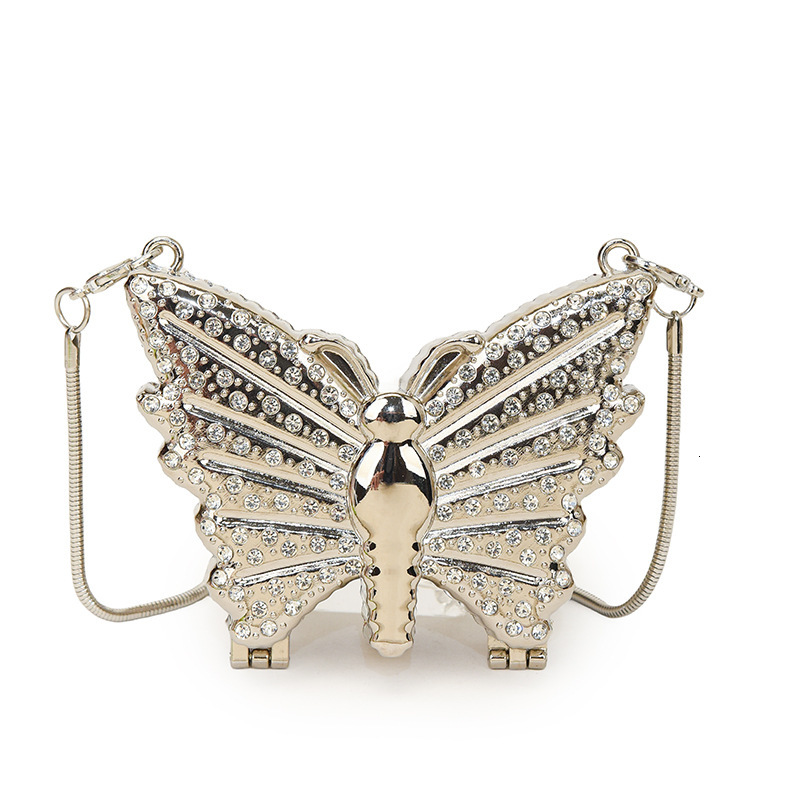 Fashionable New Free Delivery Designer Bag Stylish Diamond Inlaid Butterfly Bag New For Luxury Bag Spring Summer 2025 Personalized And Beautiful Niche