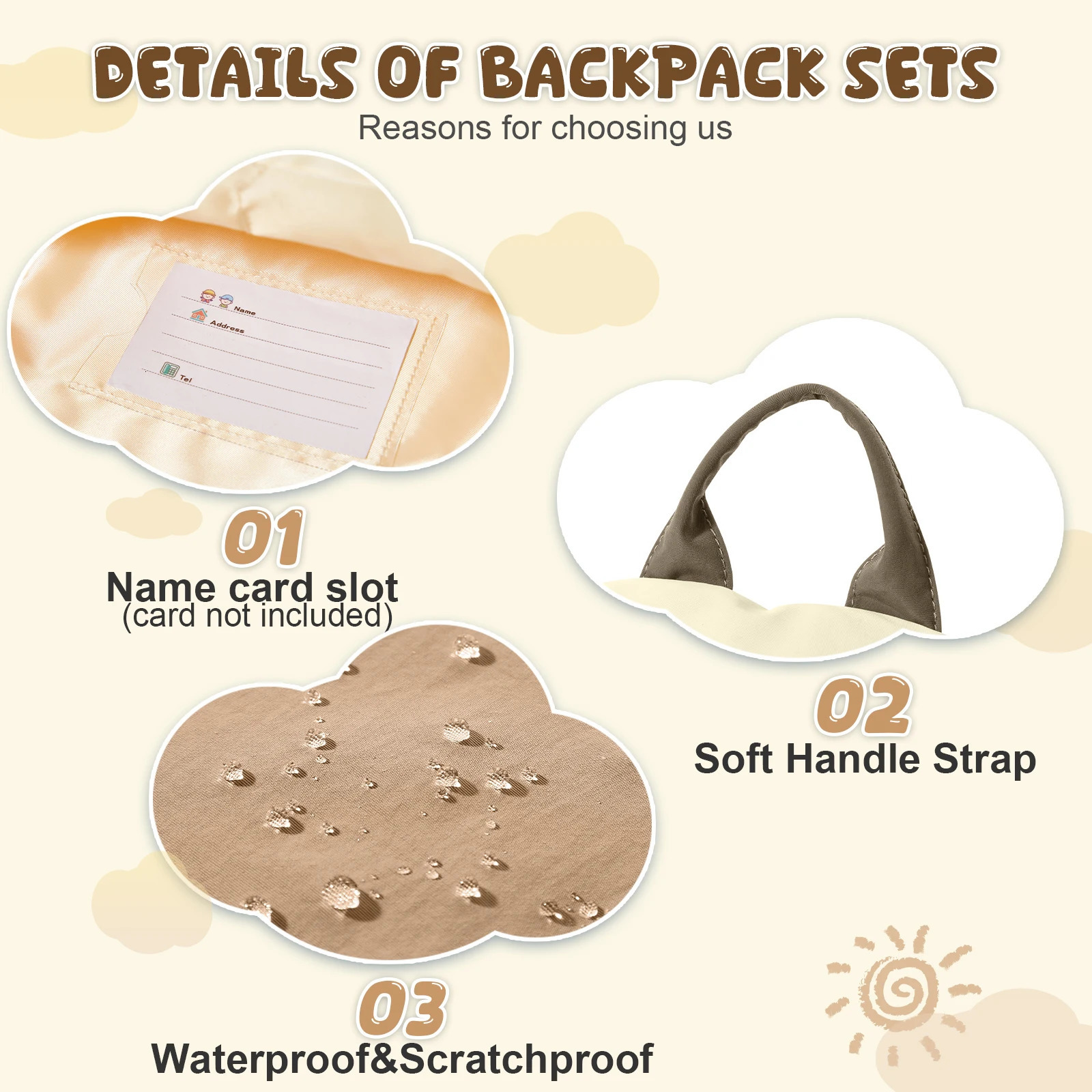 Childrens Backpack Colorful and Lightweight Schoolbag for Kindergarten KidsToddler Waterproof Cute School Backpack Travel Bag 250514