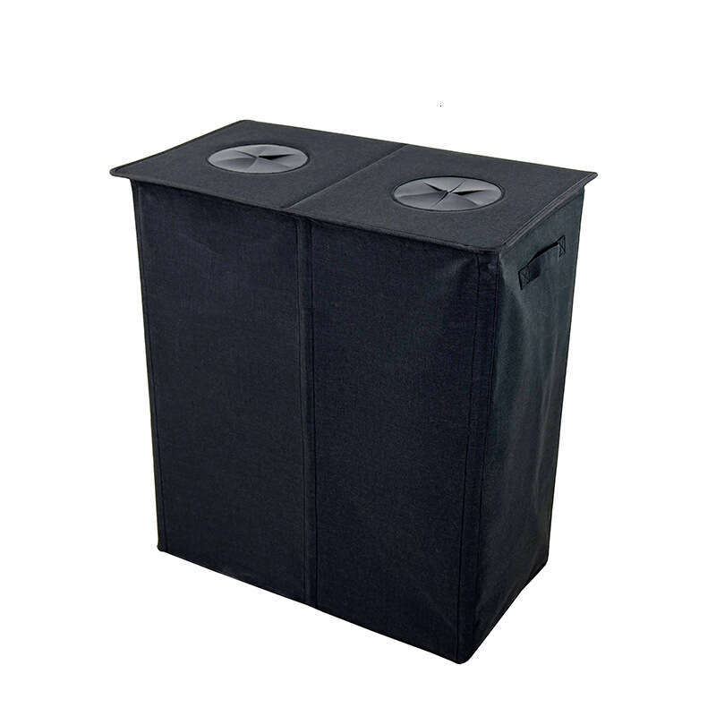Oxford cloth double grid fabric dirty large capacity home clothes changing and organizing basket, foldable laundry basket