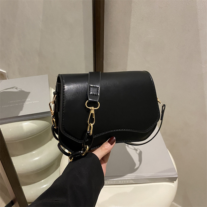 Texture 2025 French Niche Design Temperament Popular Small Square New Free Delivery Designer Bag Casual Single Shoulder Women's Luxury Bag Simple