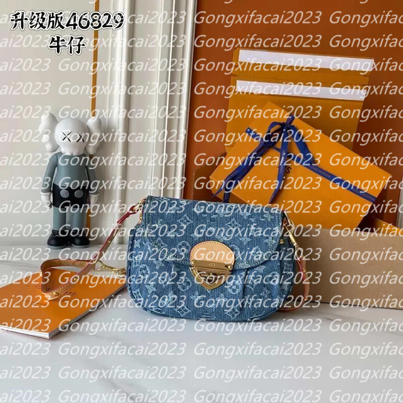 Ladies Fashion Casual Designe Luxury Liv pochette Bag Chain Bag Clutch Bag Wallet Crossbody Shoulder Bag Totes Handbag TOP Mirror Quality M83008 Pouch Purse