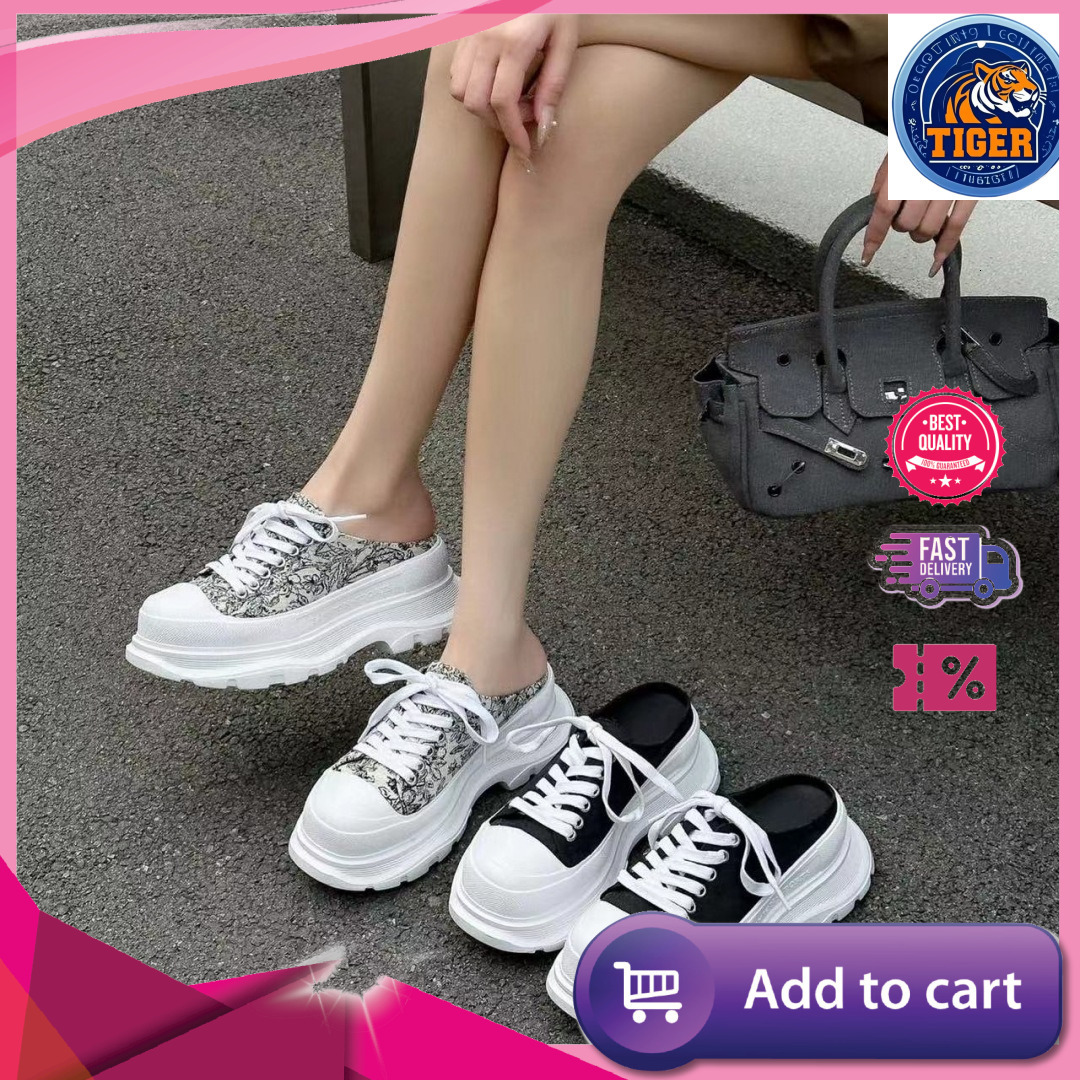 Ddmytiger Chinese Style Canvas S With Sponge Cake Soles Women New Print For Summer Casual Lace Up Increased Height Lightweight And Breathable Single O