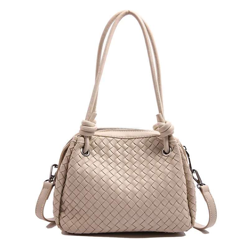 2025 New Hand-Woven Bucket For Women, Large-Capacity Hand-Held Shoulder Crossbody Bag
