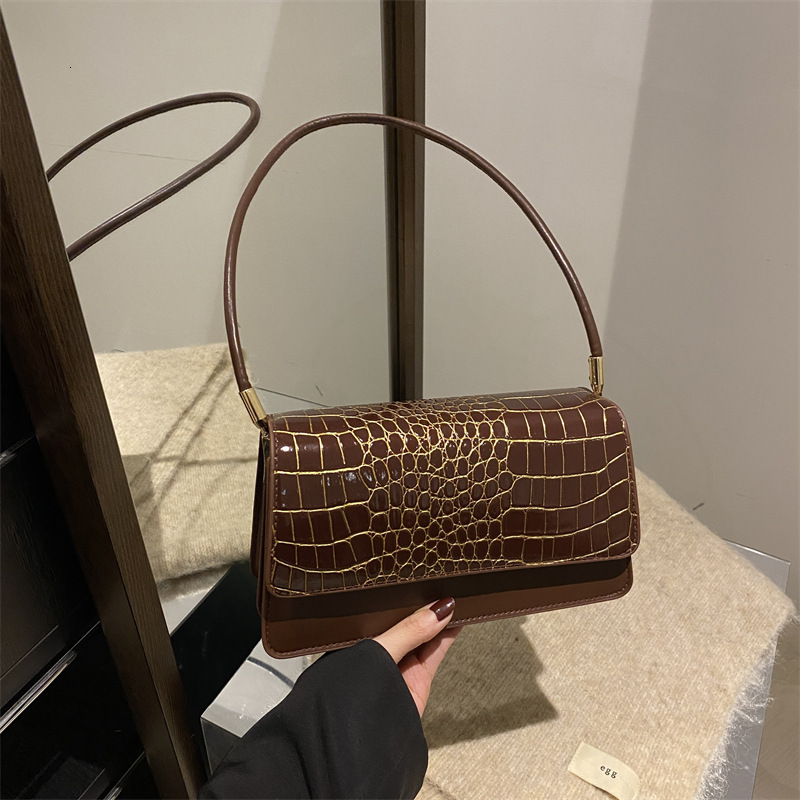 Bag 2025 New Niche Minimalist Luxury Bag Handbag New Free Delivery Designer Bag For Women Versatile Baguette Bag Underarm Single Shoulder Small Square