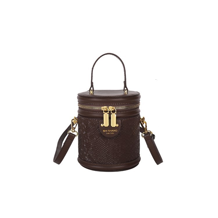 Designer Pack New Bucket Women Simple Fashionable Crossbody With Snake Pattern Personalized And Versatile For Commuting Hand Held Shoulder Bag Free Sh