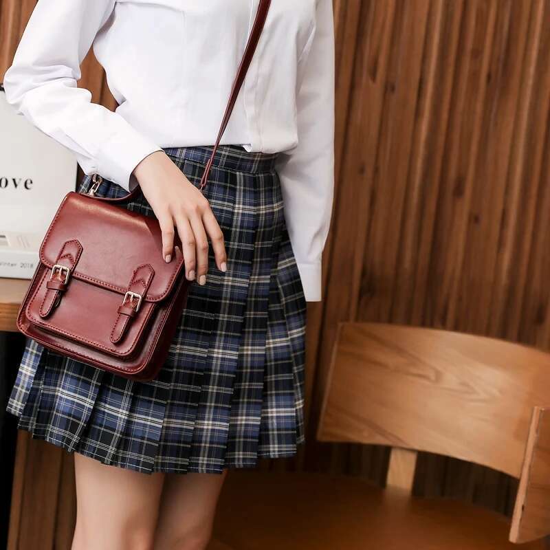 New Trend All-Match One-Shoulder PU Handbag Women's Small Square Messenger Bag