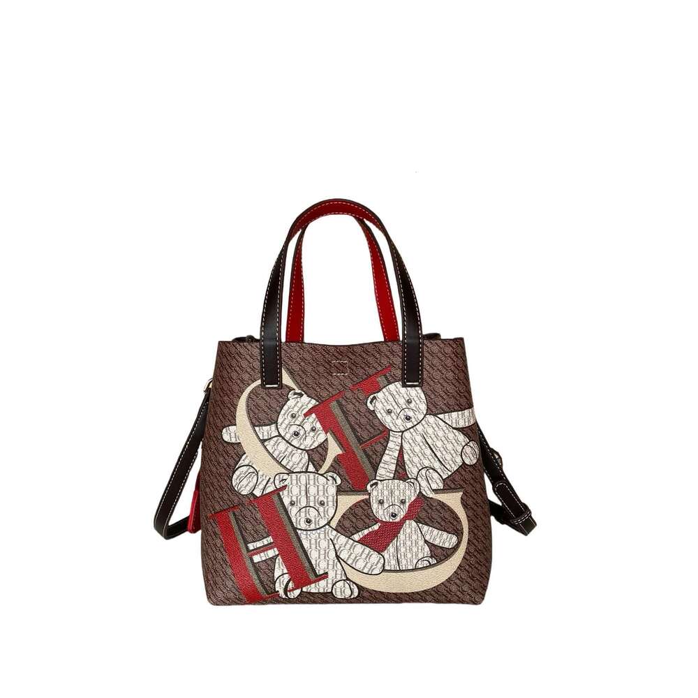 New Designer Women's Handbag With Silk Scarf Fashion Brand Letter Printed Large Capacity Shoulder Bag
