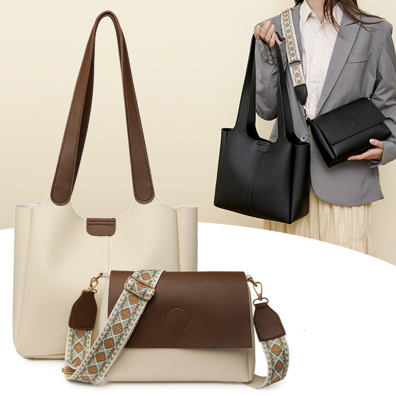 High Quality New Free Designer Large Capacity Women's 2024 Summer New High-end Commuting Multifunctional Shoulder Handbag