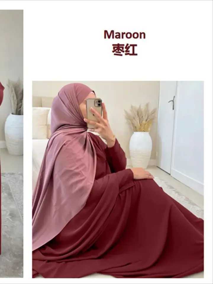 Eid Plain Modest Khimar Abaya Dubai 2024 Muslim Islam Arabic Palestine Abayas For Women Kaftan Dress Caftan Robe Femme Musulmane X250514