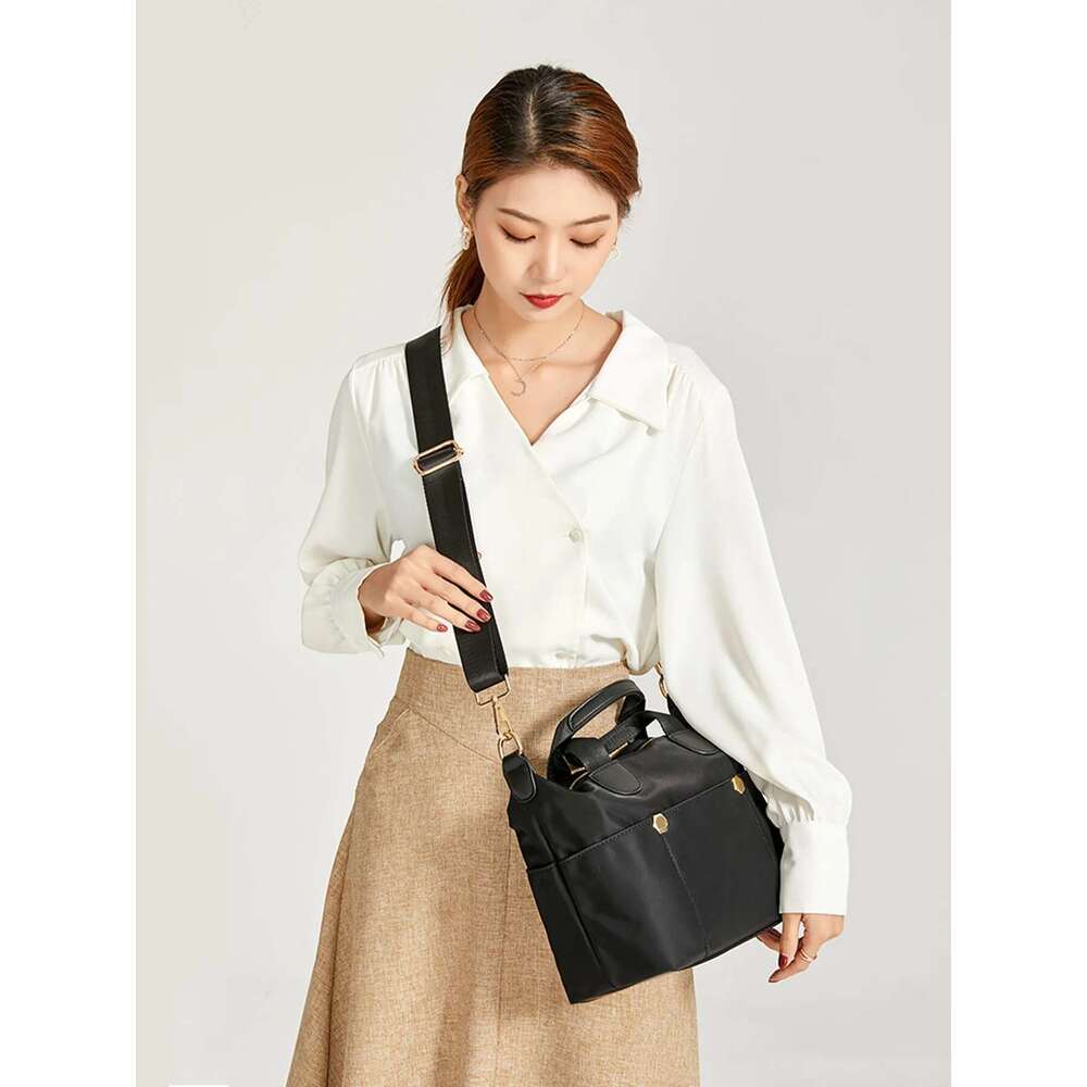 Women New Simple Crossbody Oxford Cloth Commuter Fashion Shoulder Bag Casual Handbag