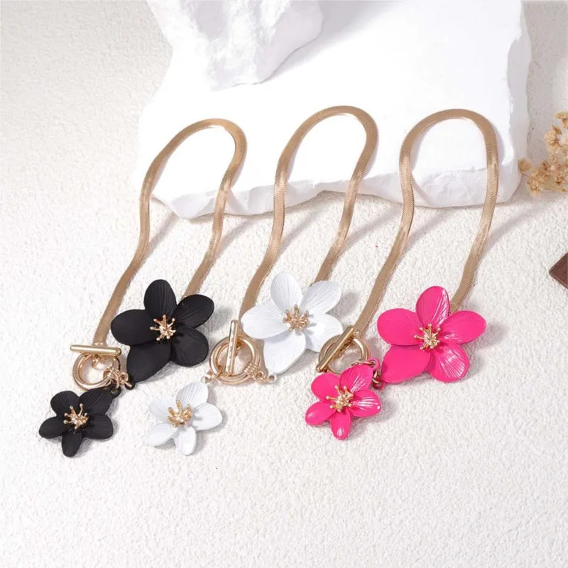 Elegant Chic Flower Pendant Anklet for Women Vacation Daily Wear Summer Boho Foot Chain Party Jewelry Gifts 250513